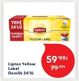 Lipton Yellow Label Demlik 24'Lü