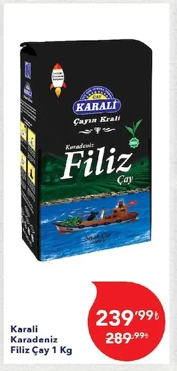 Karali Karadeniz Filiz Çay 1 Kg