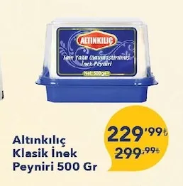 Altınkılıç Klasik İnek Peyniri 500 Gr