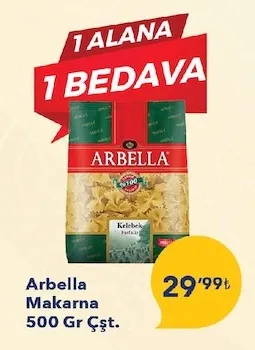 Arbella Makarna 500 Gr Çşt.