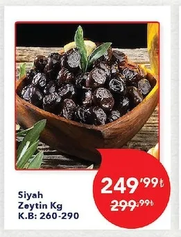 Siyah Zeytin Kg