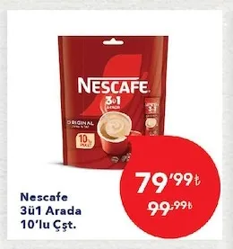 Nescafe 3Ü1 Arada 10'Lu Çşt.