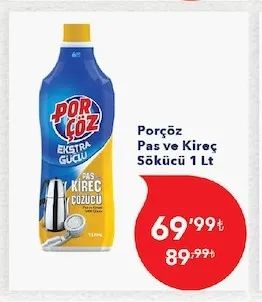 Porçöz Pas Ve Kireç Sökücü 1 Lt