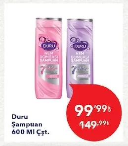 Duru Şampuan 600 Ml Çşt.