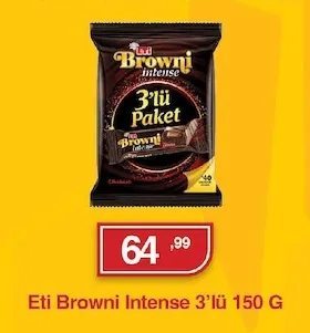 Eti Browni Intense 3'Lü 150 G