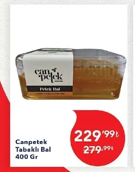 Canpetek Tabaklı Bal 400 Gr