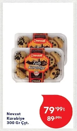 Nevzat Kurabiye 300 Gr Çşt.