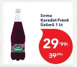Sırma Karadut Frenk Üzümlü 1 Lt