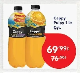 Cappy Pulpy 1 Lt Çşt.
