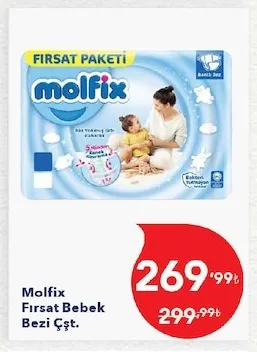 Molfix Fırsat Bebek Bezi Çşt.