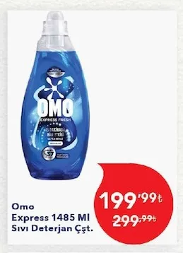 Omo Express 1485 Ml Sıvı Deterjan Çşt.