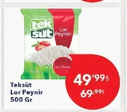 Teksüt Lor Peynir 500 Gr