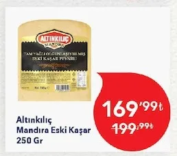 Altınkılıç Mandıra Eski Kaşar 250 Gr