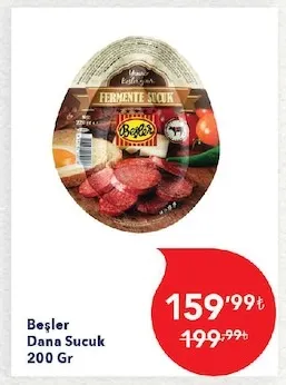 Beşler Dana Sucuk 200 Gr