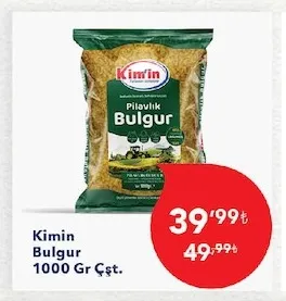 Kimin Bulgur 1000 Gr Çşt.