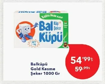 Balküpü Gold Kesme Şeker 1000 Gr