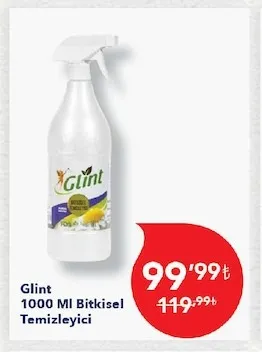 Glint 1000 Ml Bitkisel Temizleyici