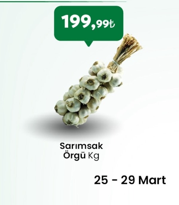Sarımsak Örgü Kg