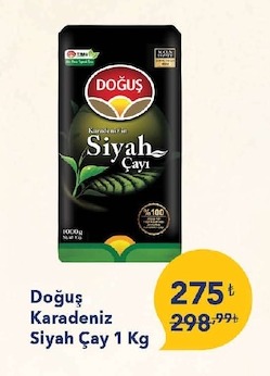 Doğuş Karadeniz Siyah Çay 1 Kg