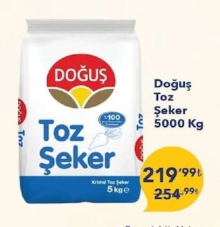 Doğuş Toz Şeker 5000 Kg