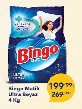 Bingo Matik Ultra Beyaz 4 Kg