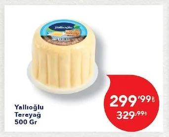 Yallıoğlu Tereyağ 500 Gr