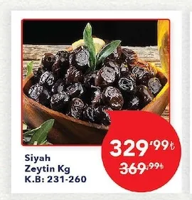 Siyah Zeytin Kg