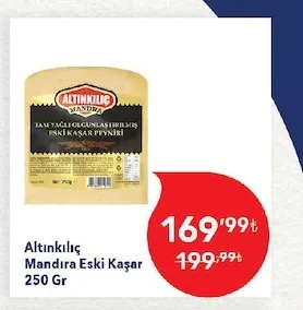 Altınkılıç Mandıra Eski Kaşar 250 Gr