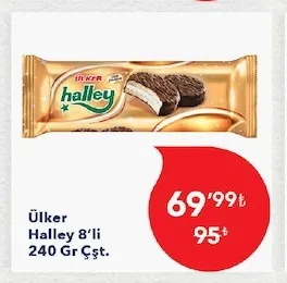 Ülker Halley 8'Li 240 Gr Çşt.