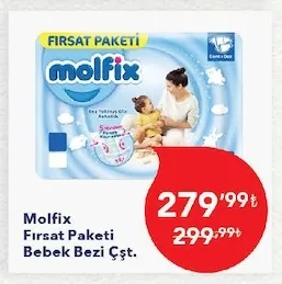 Molfix Fırsat Paketi Bebek Bezi Çşt.
