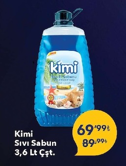 Kimi Sıvı Sabun 3,6 Lt Çş.
