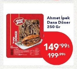 Ahmet İpek Dana Döner 250 Gr