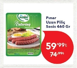 Pınar Uzun Piliç Sosis 460 Gr