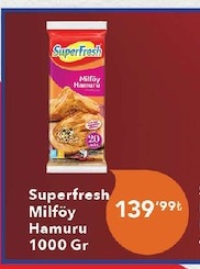 Superfresh Milföy Hamuru 1000 Gr