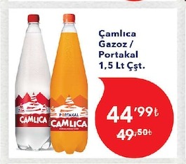 Çamlıca Gazoz / Portakal 1,5 Lt Çşt.