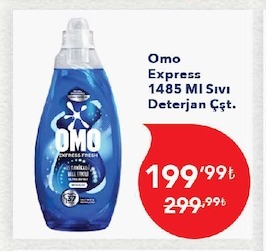 Omo Express 1485 Ml Sıvı Deterjan Çşt.