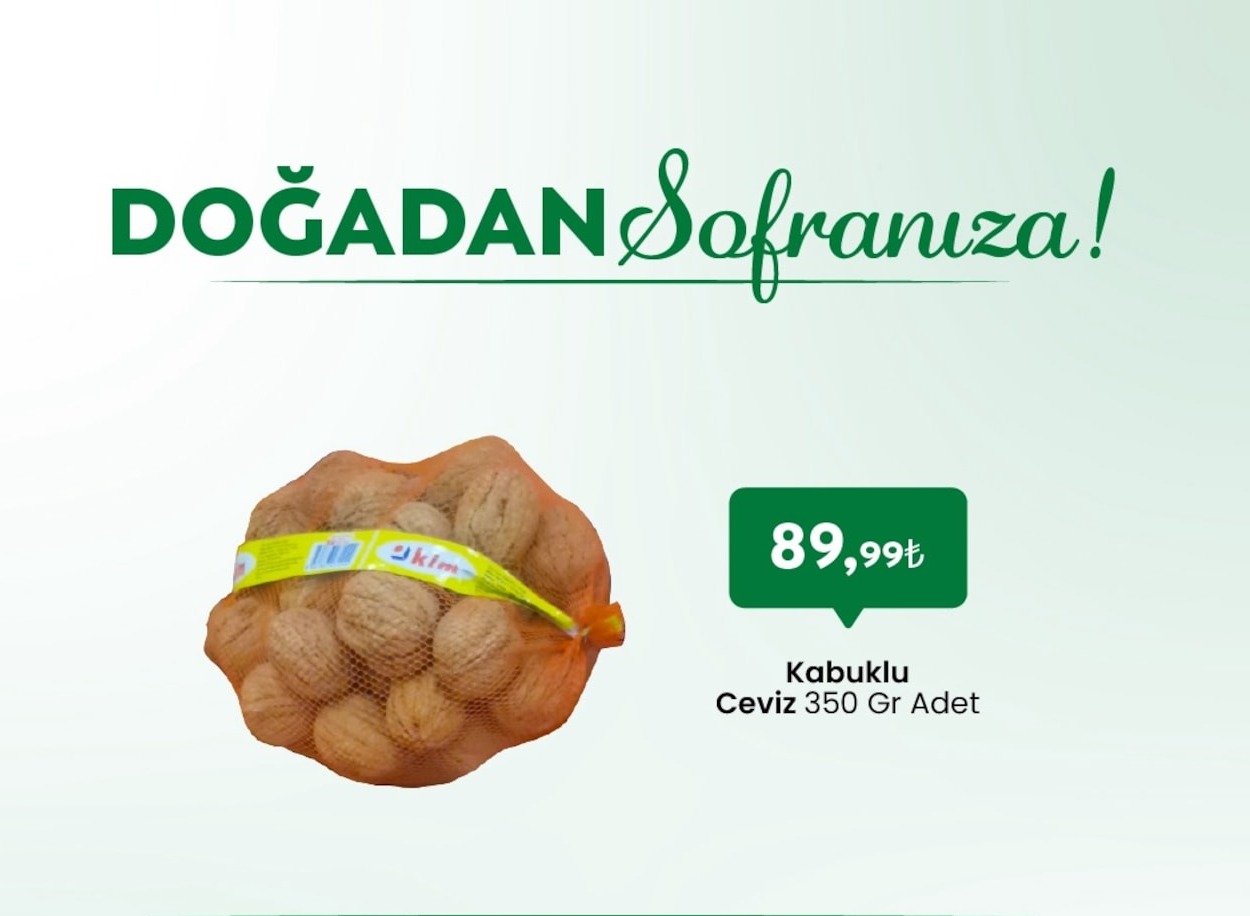 Kabuklu Ceviz 350 Gr Adet
