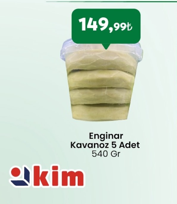Enginar Kavanoz 5 Adet 540 Gr