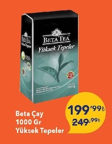 Beta Çay 1000 Gr Yüksek Tepeler