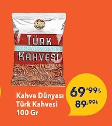Kahve Dünyası Türk Kahvesi 100 Gr