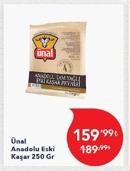 Ünal Anadolu Eski Kaşar 250 Gr