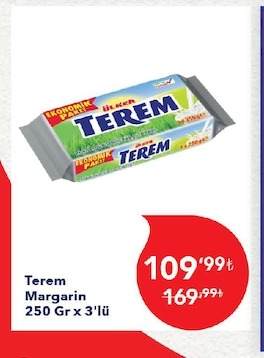 Terem Margarin 250 Gr X 3'Lü