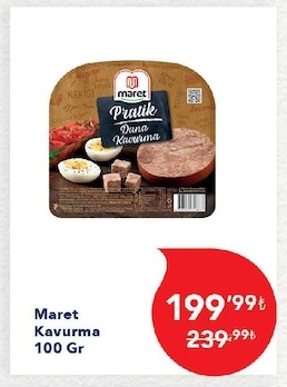 Maret Kavurma 100 Gr