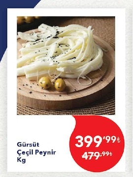 Gürsüt Çeçil Peynir Kg