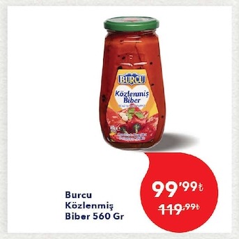 Burcu Közlenmiş Biber 560 Gr
