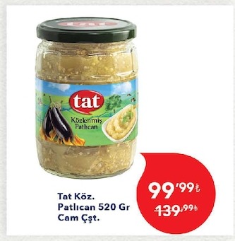 Tat Köz Patlıcan 520 Gr Cam Çş.
