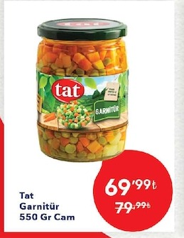 Tat Garnitür 550 Gr Cam