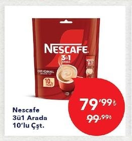 Nescafe 3Ü1 Arada 10'Lu Çşt.
