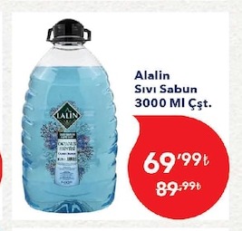 Alalin Sıvı Sabun 3000 Ml Çşt.