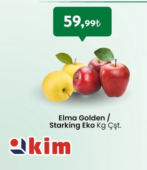 Elma Golden / Starking Eko Kg Çşt.